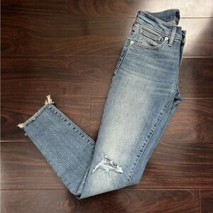 Lucky Brand Blue Distressed Jeans Size 0